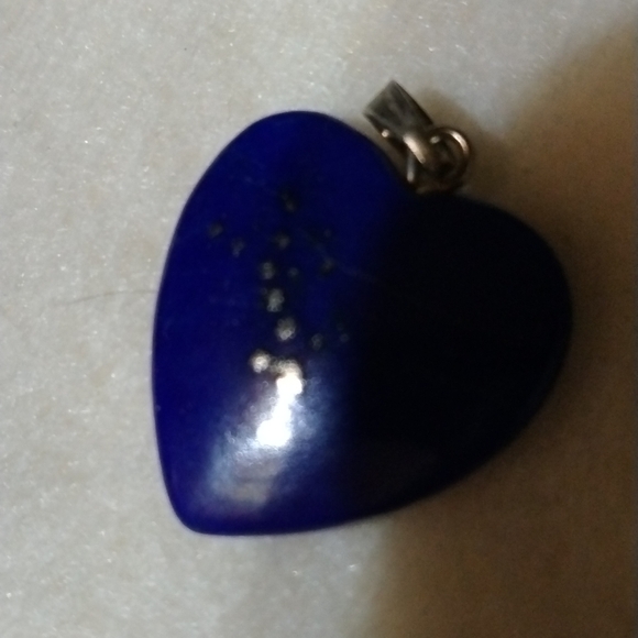 Source Unknown Jewelry - Blue lapis heart shaped necklace charm NWT (sku 341)